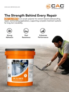 CAC®-SJ CRETE | Acrylic Polymer for Waterproofing & Repair