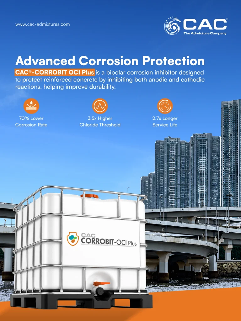 CAC®-CORROBIT OCI Plus | Bipolar Corrosion Inhibitor for Reinforced Concrete